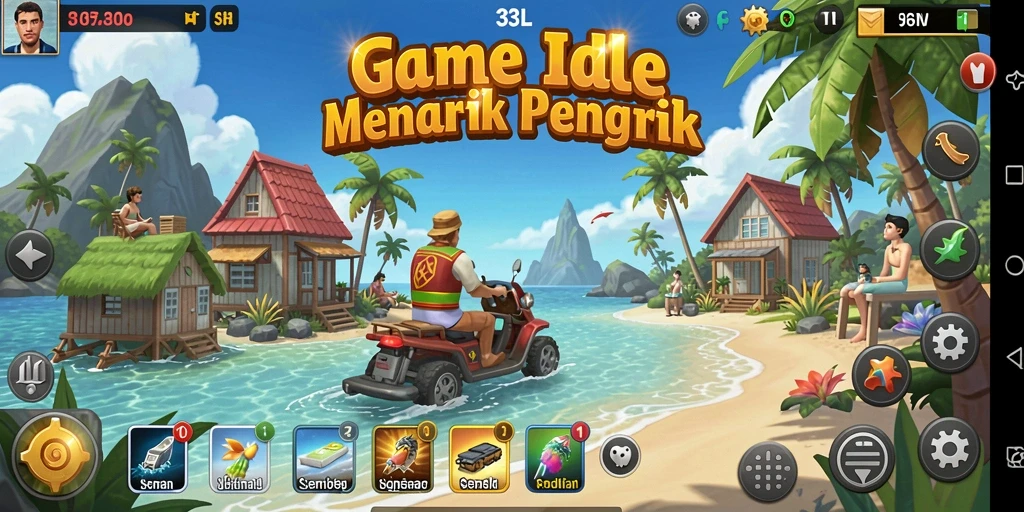 Tampilan gameplay Idle yang menarik di 33L.