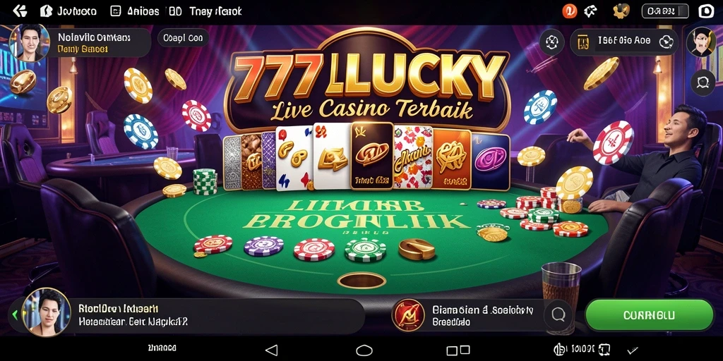 Gameplay Live Casino yang mendebarkan di 777LUCKY.