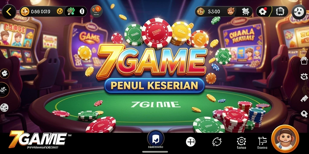Tampilan gameplay Kasino yang menarik dan dinamis di 7GAME.