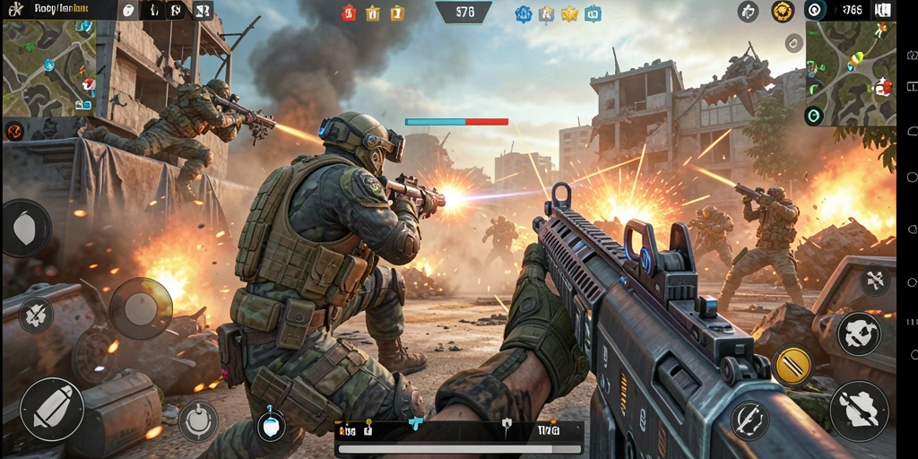 Tampilan gameplay seru dalam 8768, dengan grafis memukau dan aksi mendebarkan.