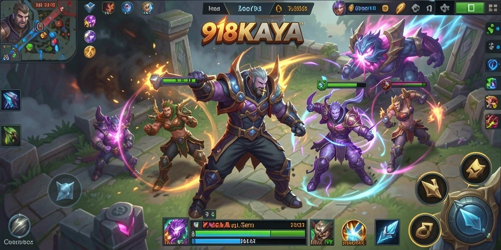 Tampilan gameplay 918KAYA yang menarik dan mendebarkan.