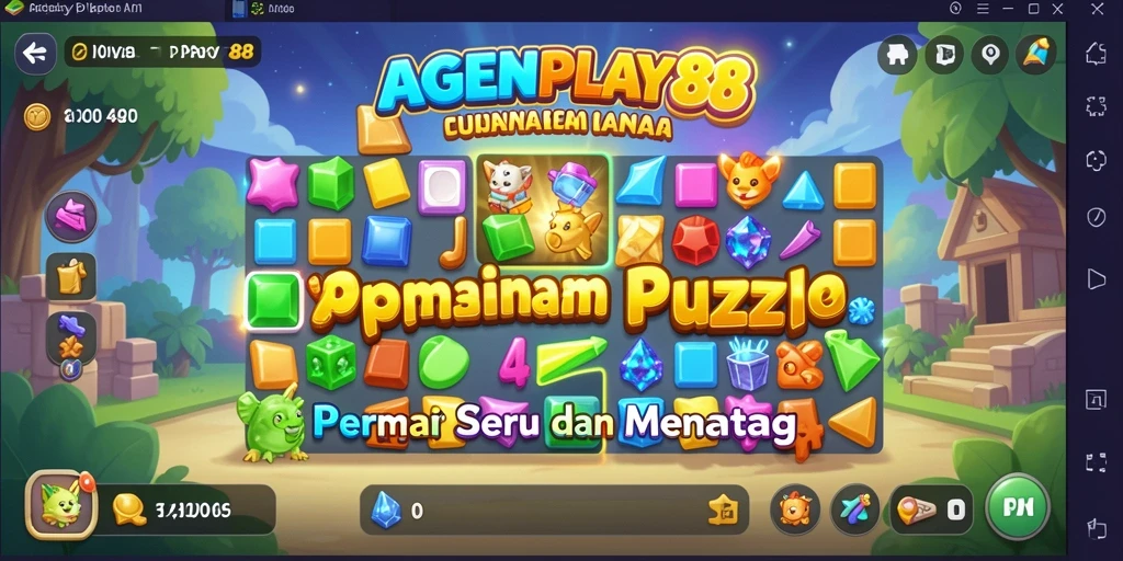 Screenshot AGENPLAY88 menampilkan gameplay Puzzle yang menawan.