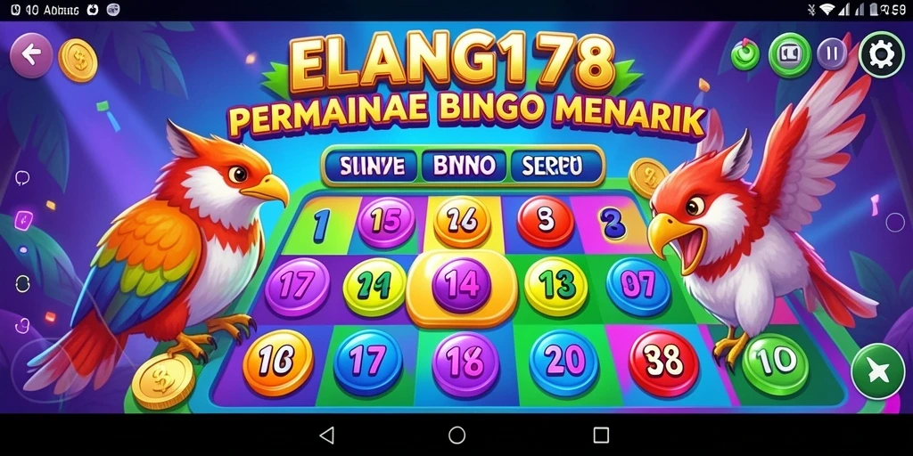 Tampilan gameplay menarik dari permainan Bingo ELANG178.