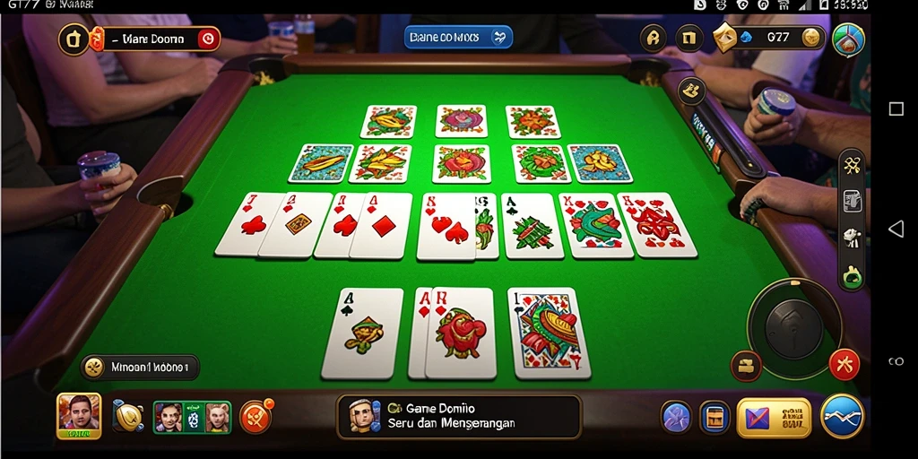 Gameplay seru GT777 yang menampilkan domino klasik.