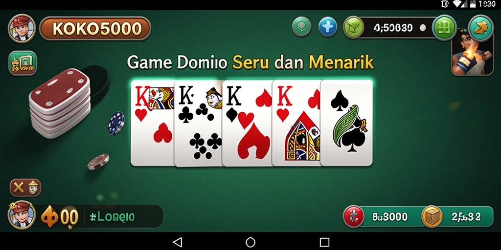 Tampilan gameplay seru dari KOKO5000 yang penuh strategi.