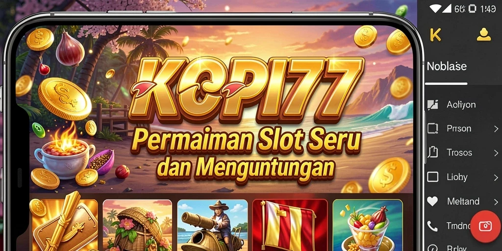 Tampilan gameplay KOPI77 yang menarik dan dinamis.