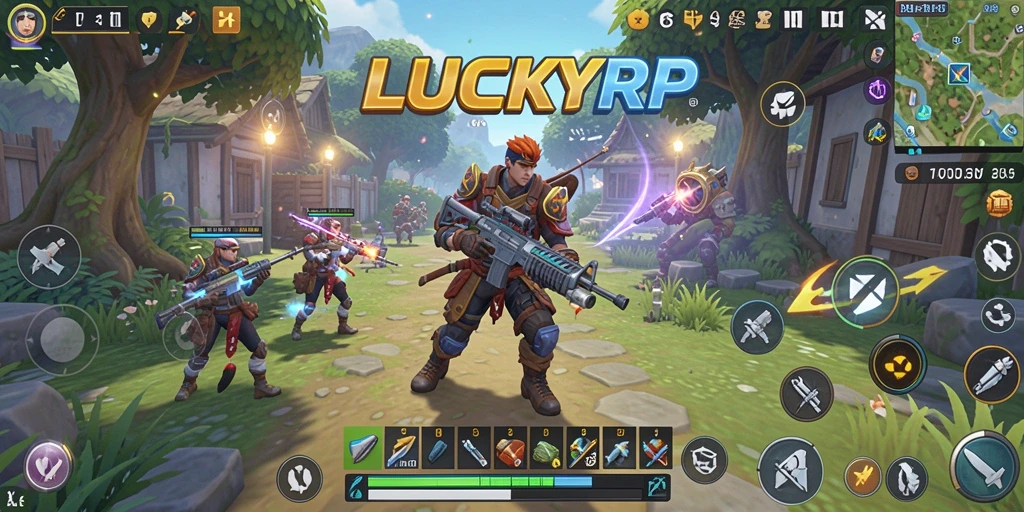 Tampilan menarik dari antarmuka LUCKYRP yang intuitif.