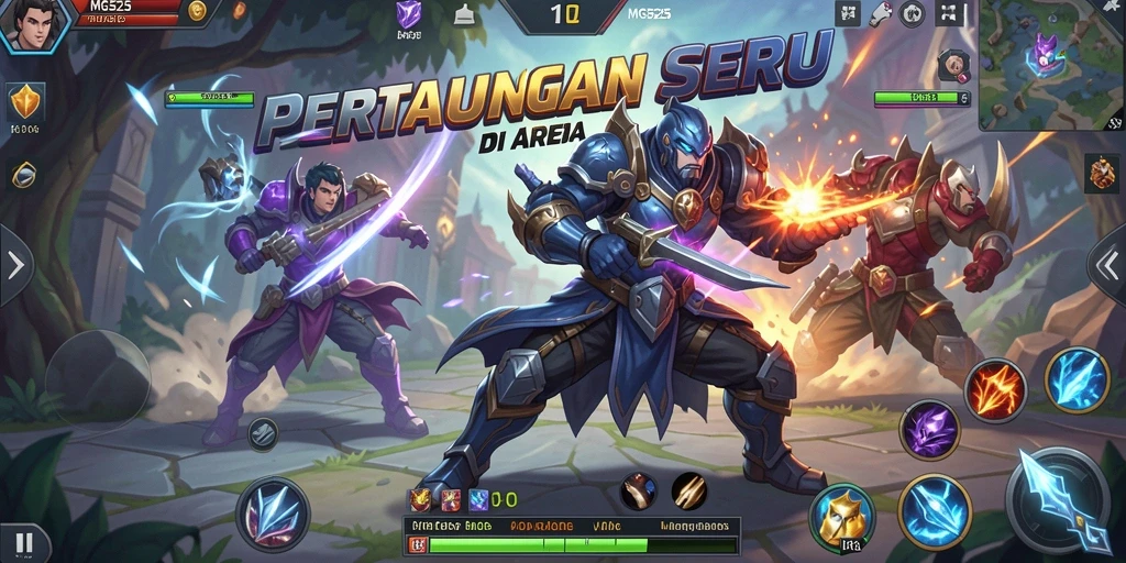 Tangkapan layar gameplay MG525 yang mendebarkan dan penuh aksi.