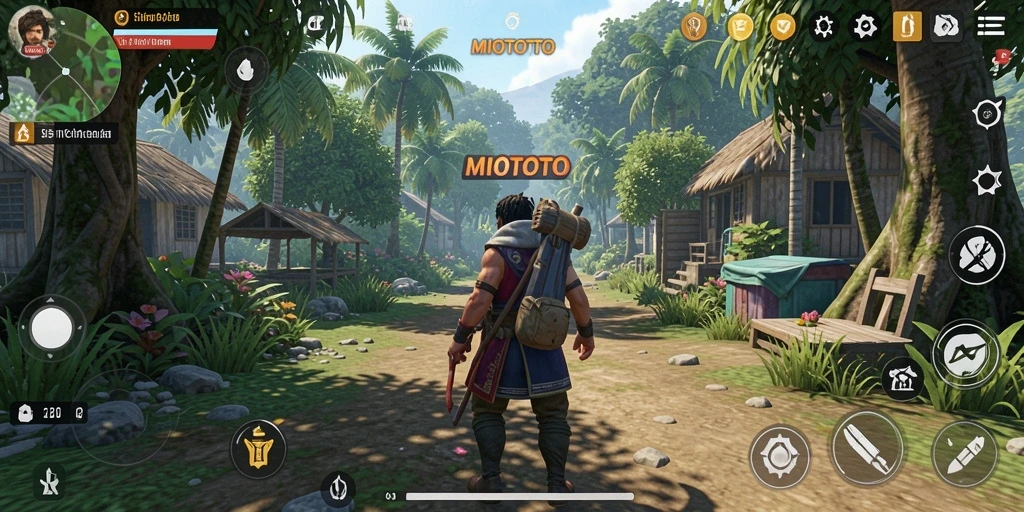 Tampilan gameplay <strong>MIOTOTO</strong> yang mengasyikkan dan interaktif.