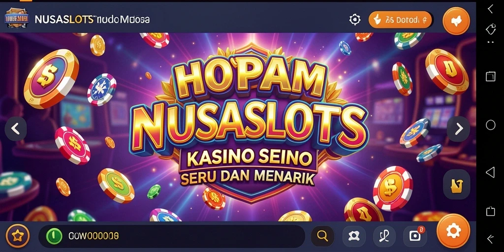 Tampilan gameplay NUSASLOTS yang mengasyikkan dan penuh warna.