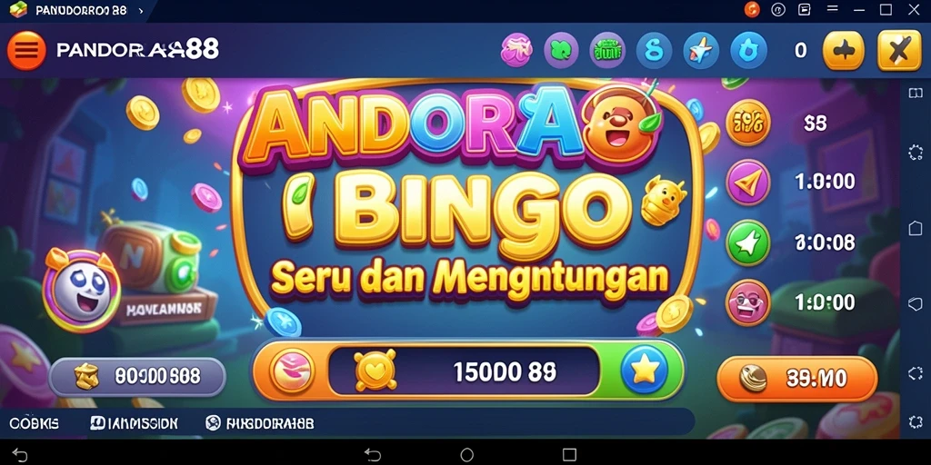 Screenshot gameplay PANDORA88 menampilkan aksi seru permainan Bingo.