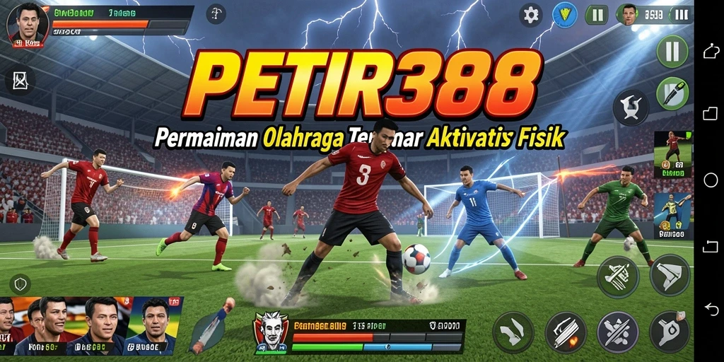Tampilan gameplay seru dari aplikasi olahraga PETIR388.