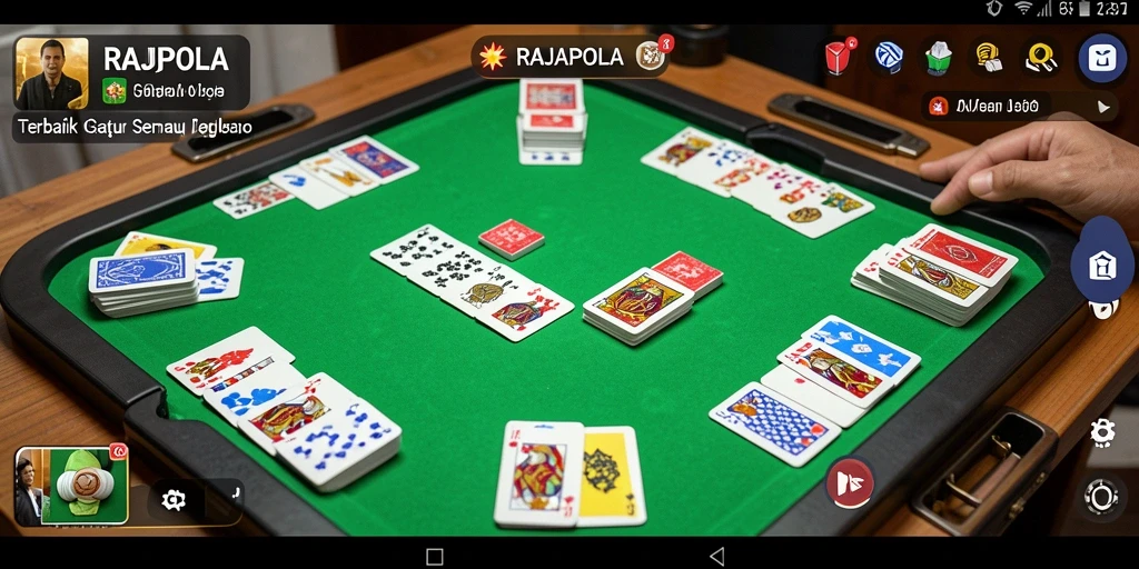 Tampilan seru gameplay RAJAPOLA dengan teman-teman.