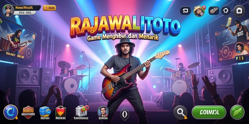 Gameplay seru RAJAWALITOTO dengan musik yang menghibur.