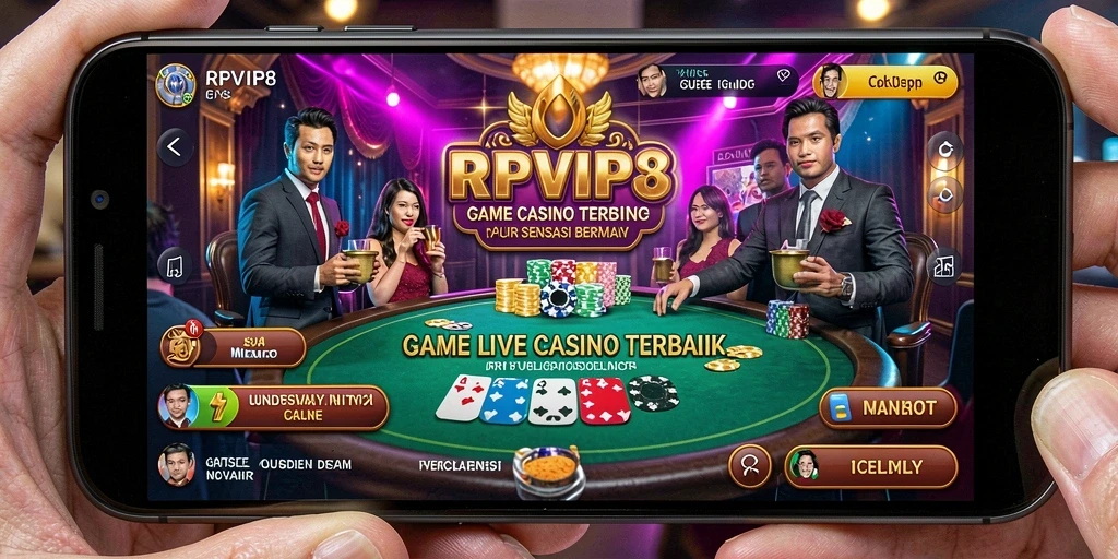Tampilan antarmuka gameplay RPVIP8 yang memukau dan interaktif.