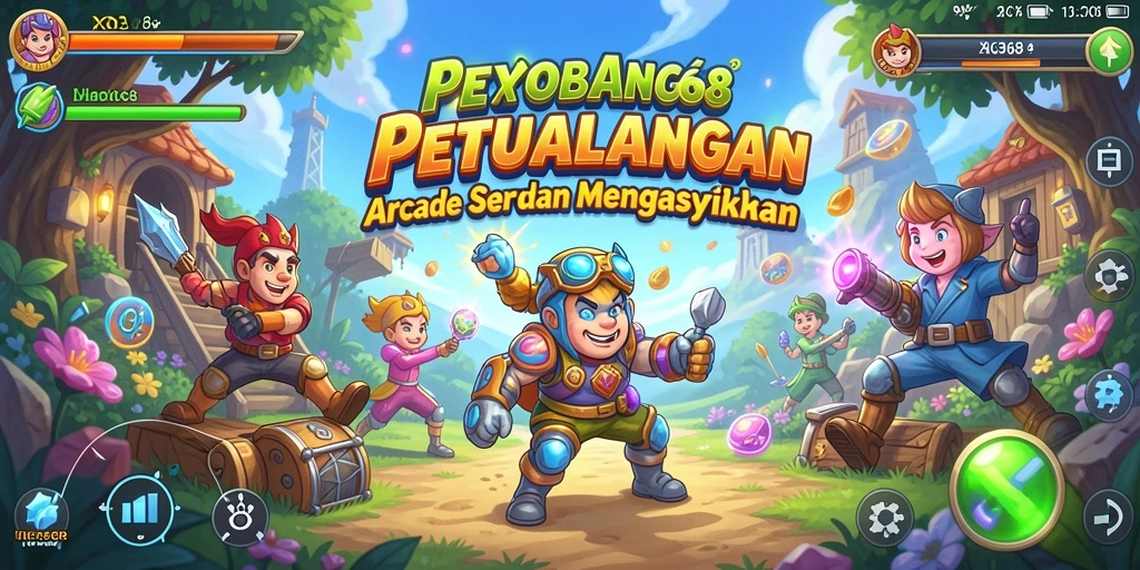 Tampilan gameplay seru dari XO368 yang menantang dan penuh warna.